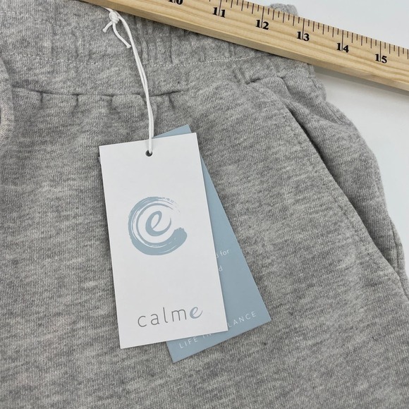 Calme Johnny Was MIHU Wide Leg Bohemian Drawstring Sweatpants Pants XS - Picture 15 of 15